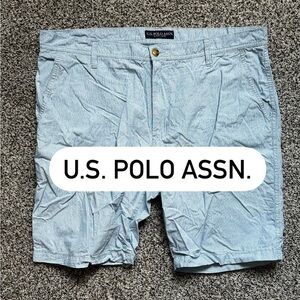 U.S. Polo Assn. W40 100% cotton shorts herringbone